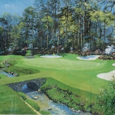 BERNARD WILLINGTON Signed Golf Lithograph. LOT 61