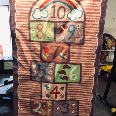 Childrenâ€™s Hop Scotch Rug