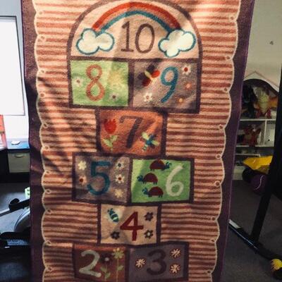Childrenâ€™s Hop Scotch Rug