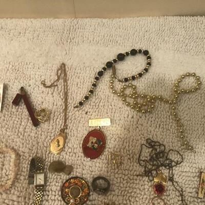 Large lot of costume jewelry