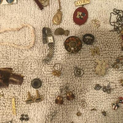 Large lot of costume jewelry