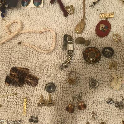 Large lot of costume jewelry