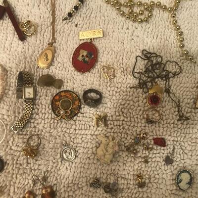 Large lot of costume jewelry