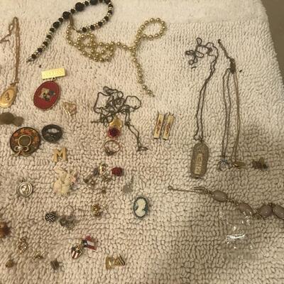 Large lot of costume jewelry