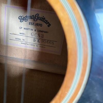 S146 Martin Sigma GCS3 Acoustic Guitar with Case 