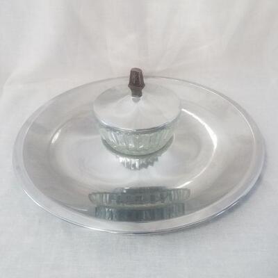 Lot #66 - Vintage Kromex Chip and Dip Set
