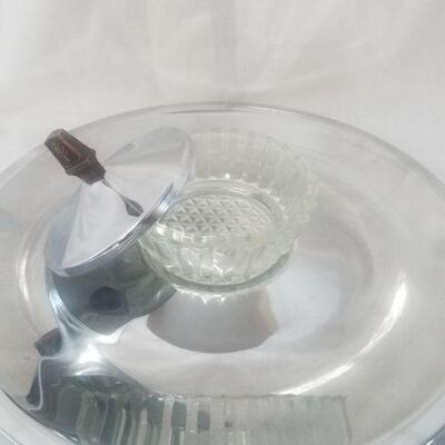 Lot #66 - Vintage Kromex Chip and Dip Set