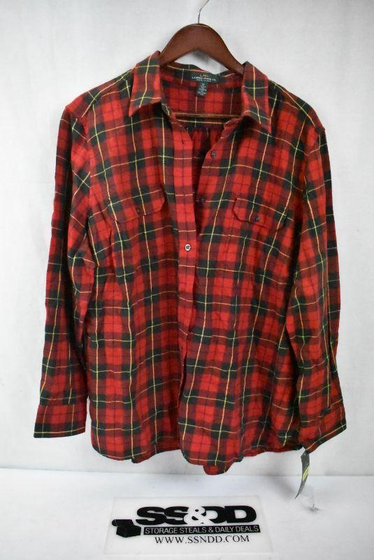 Lauren Ralph Lauren Red Plaid Shirt, Women's Size 2XL - New ...