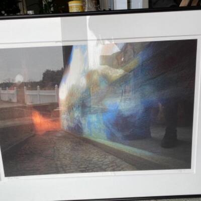 S153 Signed Framed Photograph â€œBlue Alleyâ€ by Jay Schadler 