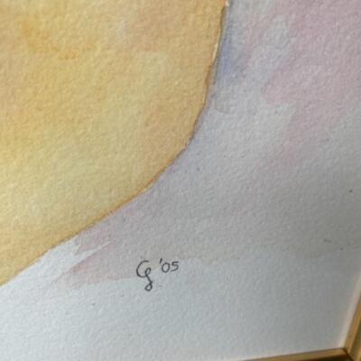 S155 Original Watercolor by Carolyn Giannini â€œ Peppersâ€ 