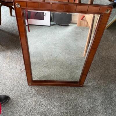 S157 The Bombay Co. Wooden Mirror 