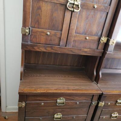 Dresser with cabinet