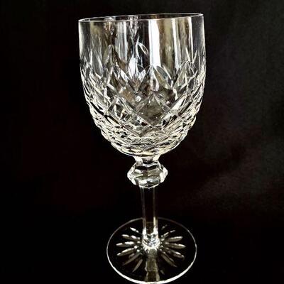 4 Waterford Crystal Glasses water or wine goblets 7 5/8"