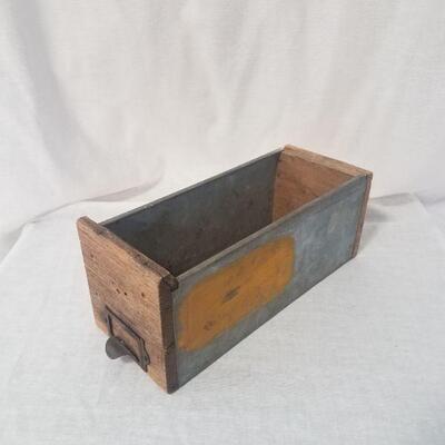 Lot #81 - Antique Cheese Drawer Box