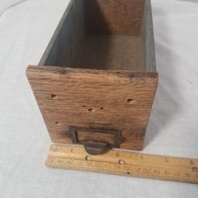 Lot #81 - Antique Cheese Drawer Box