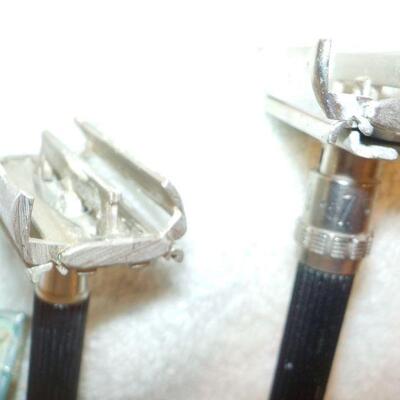 " 1988 Super Adjustable " Black Beauty Razors " :King Gillette Bades."