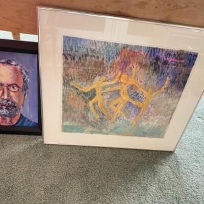 S170 Signed Art by Muriel Angelil & Roy Hiller 