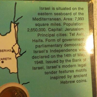 " 1967 Coins of Israel ", Uncirculated by Israeli Goverment.