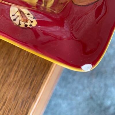 S174 Gatesware Plates and Gold rimmed Stemware 