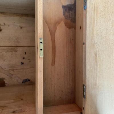 S176 Antique W.J. Drake 1883 Tool/ Ships Chest 