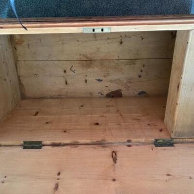 S176 Antique W.J. Drake 1883 Tool/ Ships Chest 