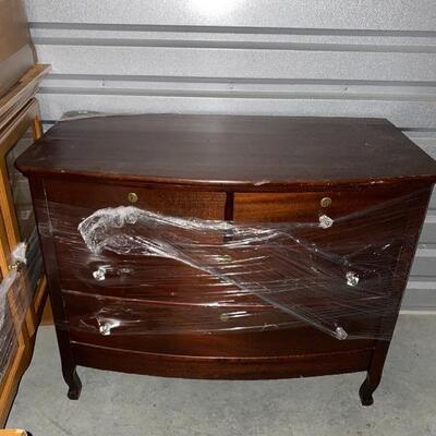 #31 - Antique Dresser with Crystal Knobs