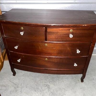#31 - Antique Dresser with Crystal Knobs
