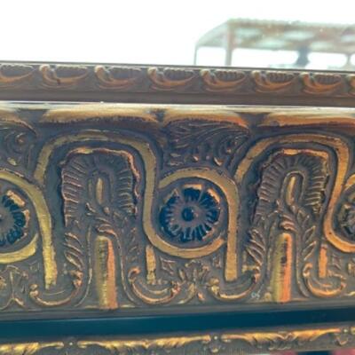 S189 Gold Gilt Style Medallion Mirror 