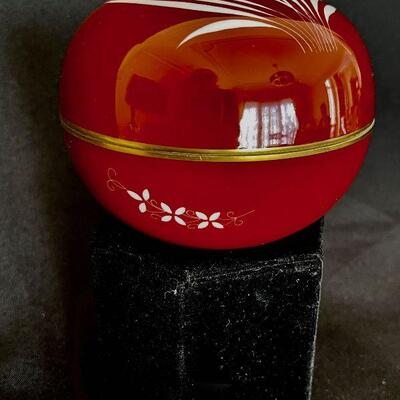 Herend Esterhazy Porcelain lidded bowl Asian theme