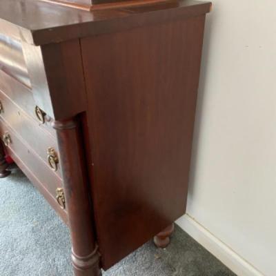 S196 Antique Empire Dresser 