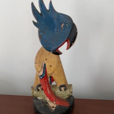 201 Antique No.4 1930 Taylor Cook Cast Iron Door Stop 