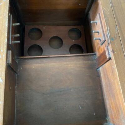 209 Vintage Drop leaf Bar on wheels 