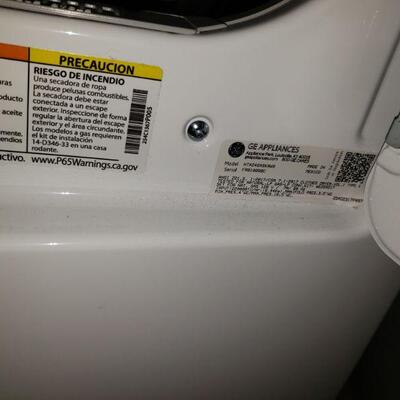 GE hotpoint Washer and dryer