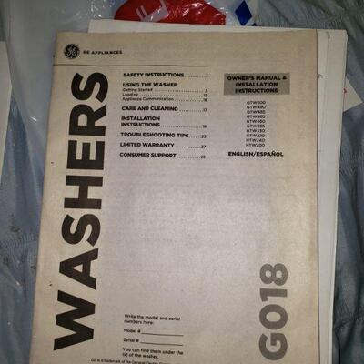 GE hotpoint Washer and dryer