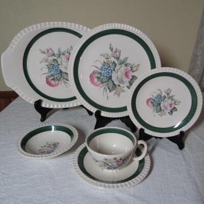 Dinnerware- Antoinette by Salem China Co. -29 Pieces