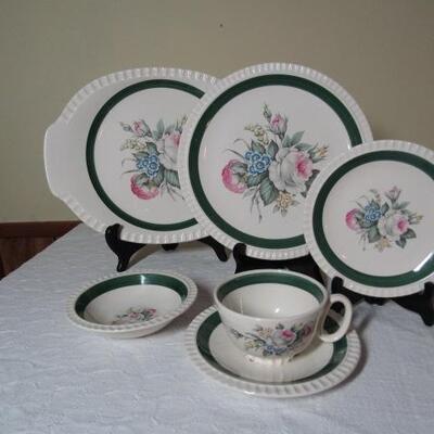 Dinnerware- Antoinette by Salem China Co. -29 Pieces