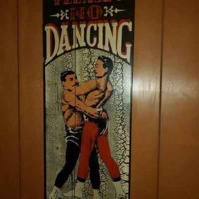 Vintage repro sign