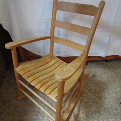 Wooden Rocker- Approximately 23 1/2 inches Wide