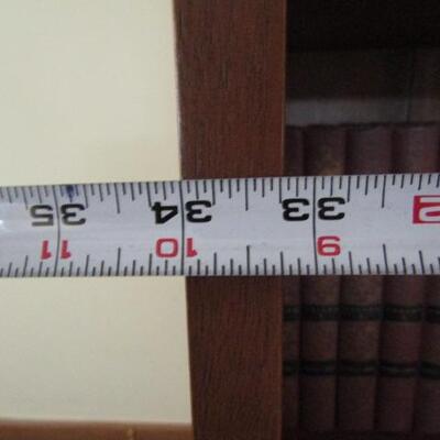 Wooden Book Shelf (Approx. Measurements: 34