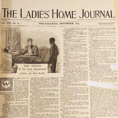 1891 LADIES HOME JOURNAL 