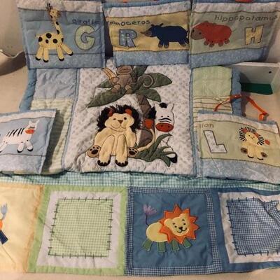Crib bedding set and room decor