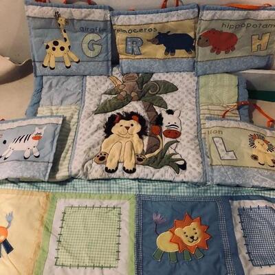 Crib bedding set and room decor