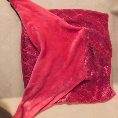 Mermaid throw blanket
