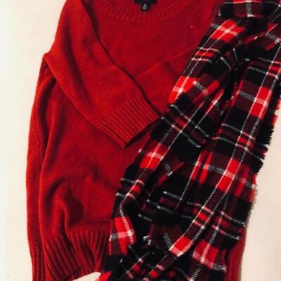 Girls shirt and scarf set