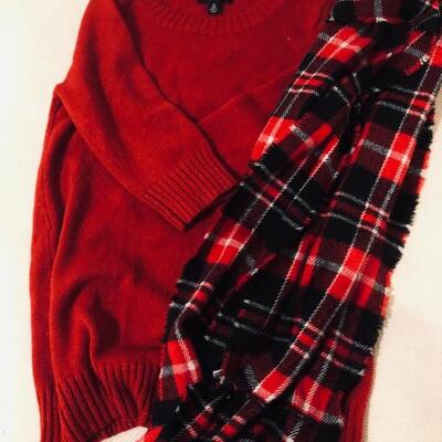 Girls shirt and scarf set