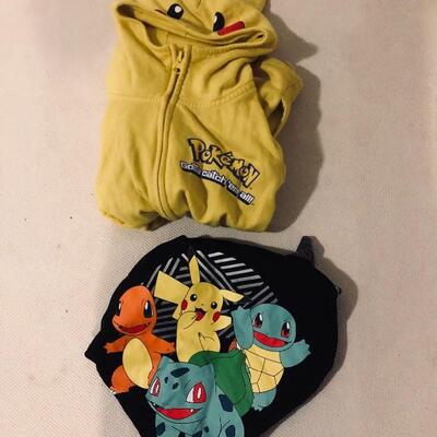 Sz 6 Pokemon shirt and hoodie
