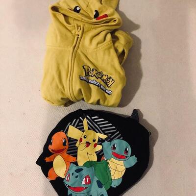 Sz 6 Pokemon shirt and hoodie