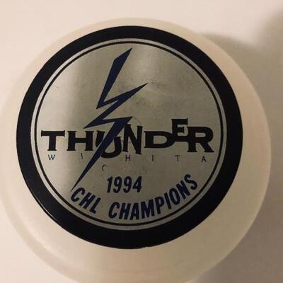 Wichita Thunder 1994 CHL Champions Hockey Puck