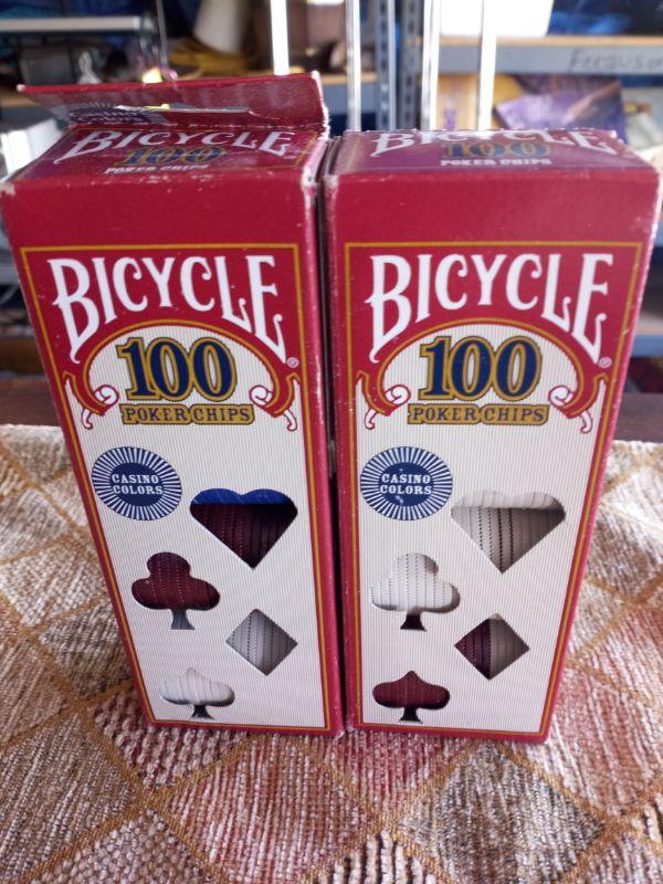 1117 Vintage Bicycle Poker chips