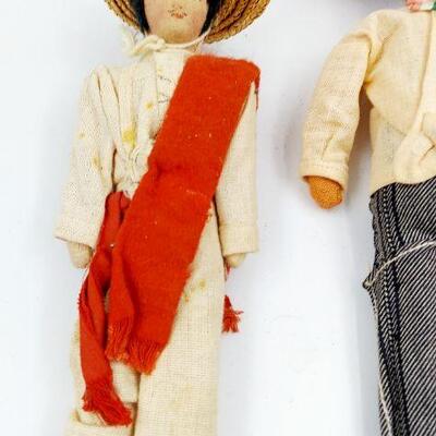 2 VINTAGE DOLLS FROM MEXICO 